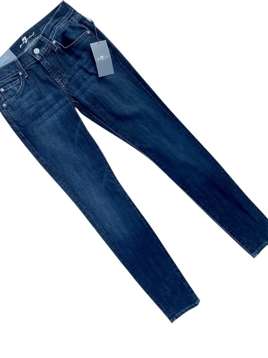 7 For All Mankind Denim - 7 for All Mankind Gwenevere Super Skinny Jeans Low Rise Dark Wash Size 24 Denim